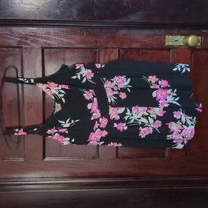 Torrid Floral Strappy Romper- 2X